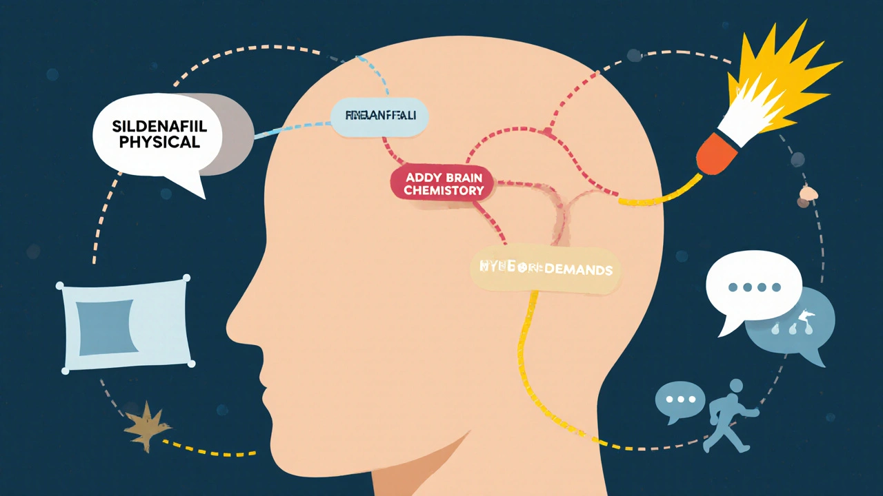 Brain with three treatment pathways showing science-backed options