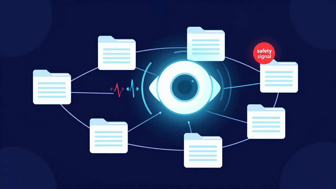 Digital radar scanning electronic health records for safety signals